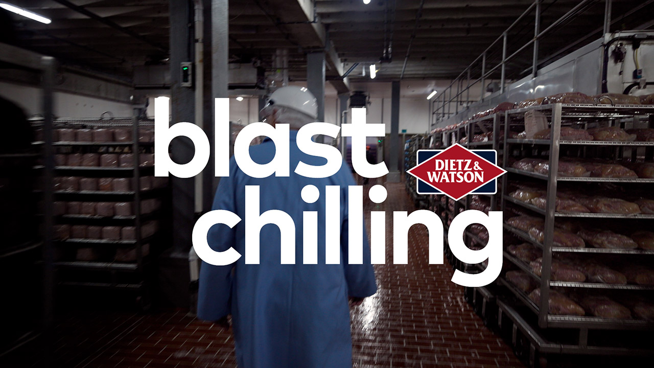 Dietz CEO, Louis, presents the chilling facilities while explaining their vital importance.