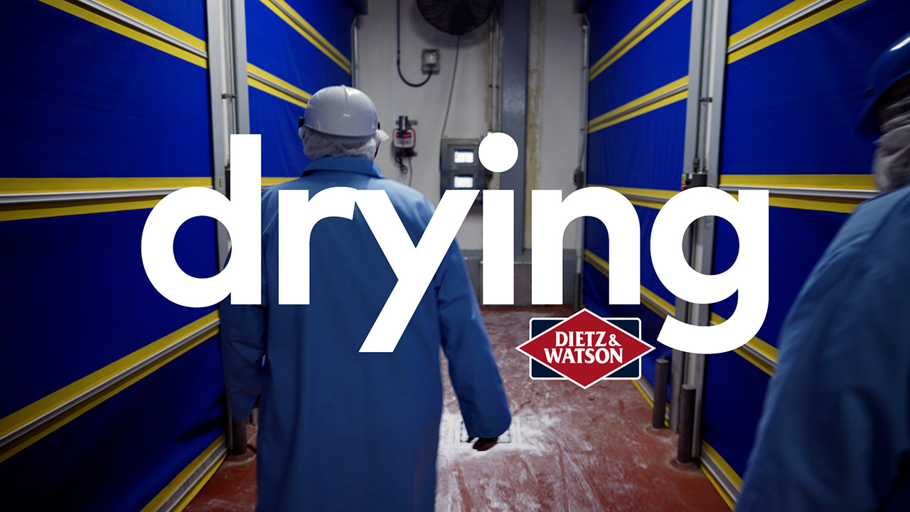 Dietz CEO, Louis, walks us through the drying area.