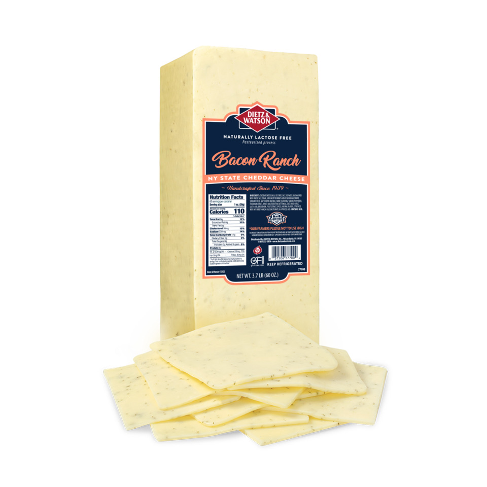 NY State Bacon Ranch Cheddar Cheese 3.7 lb