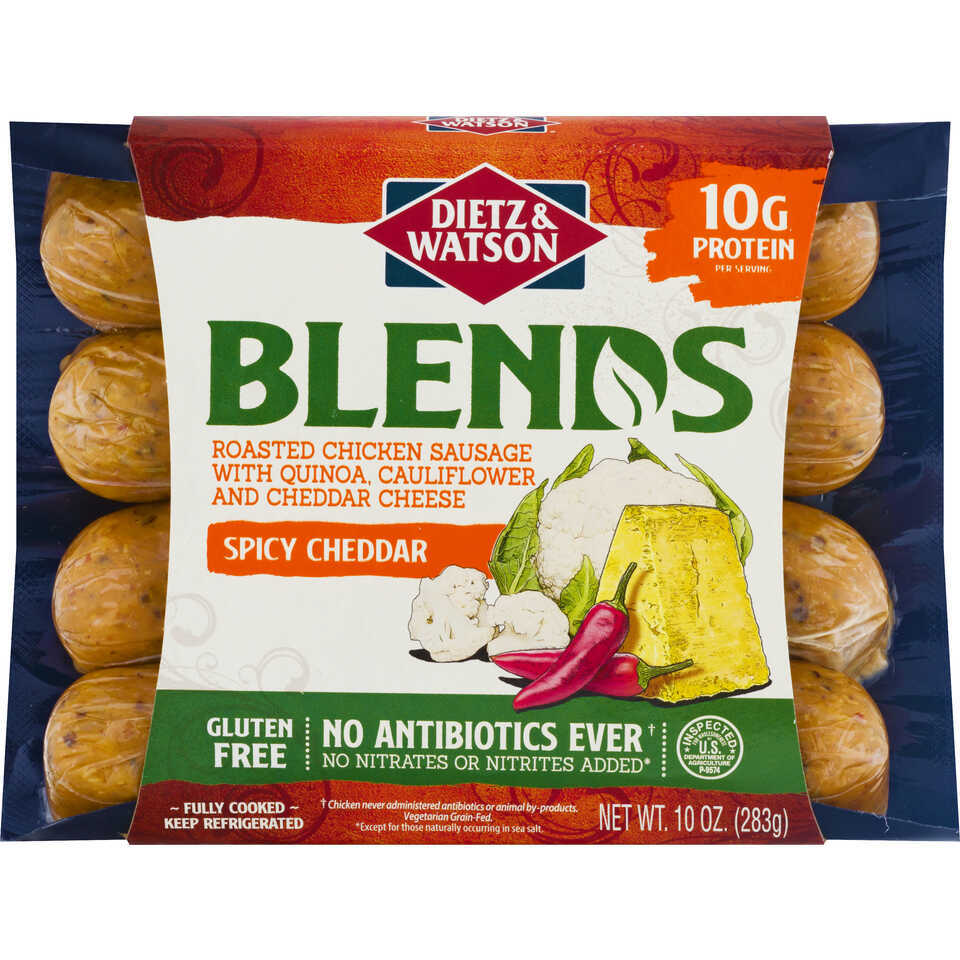 Blends Spicy Cheddar Sausage 10 oz