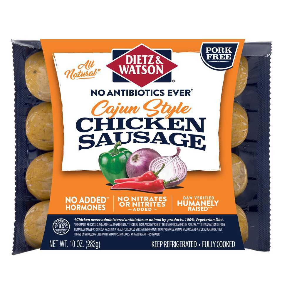 Cajun Style Chicken Sausage