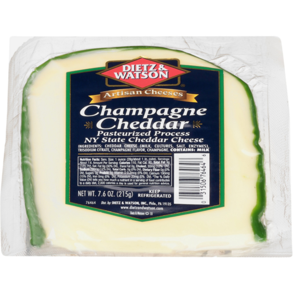 Champagne Cheddar Cheddar Cheese 7.6 oz Package