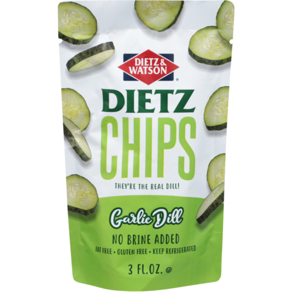 Dietz & Watson Chips Garlic Dill Pickles 3 fl oz