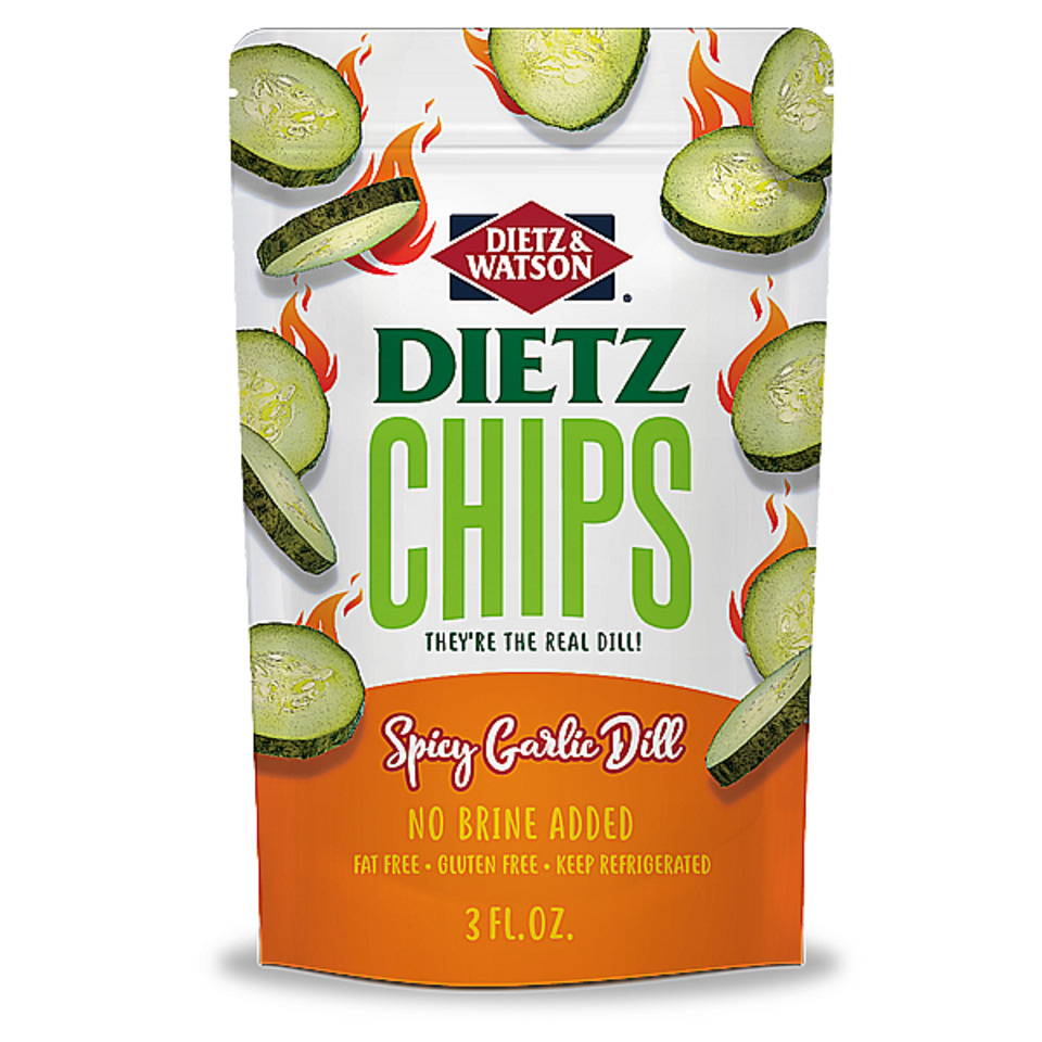 Dietz Spicy Dill Pickle Chips