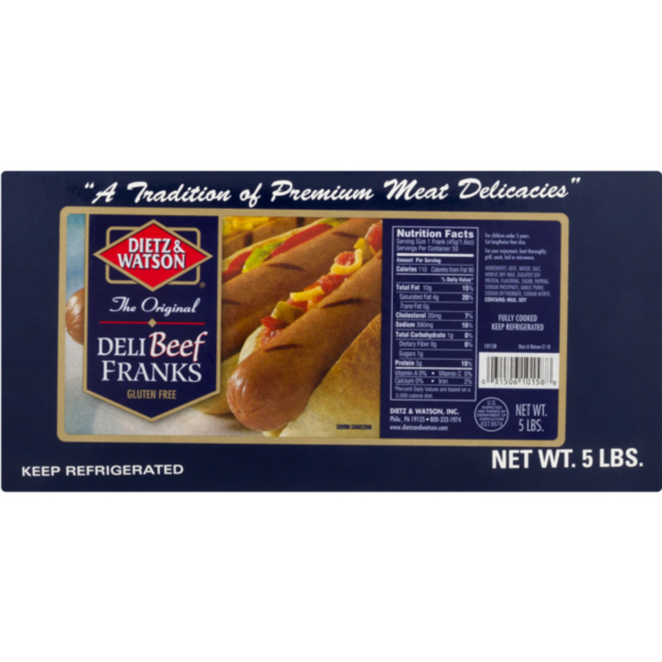 Deli Franks, Beef, Box