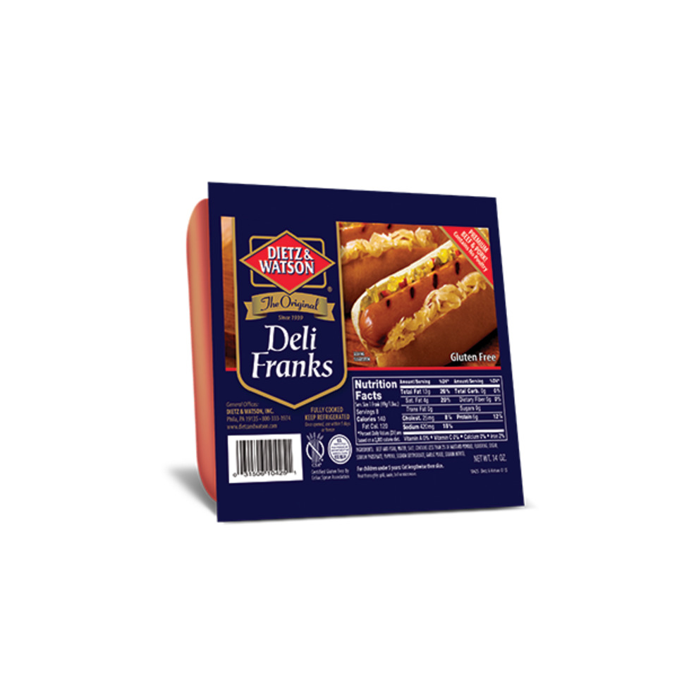 The Famous Deli Franks Hot Dogs