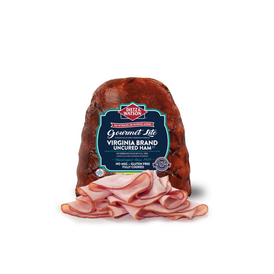 Dietz & Watson Virginia Brand Gourmet Lite Uncured Ham 1 ea