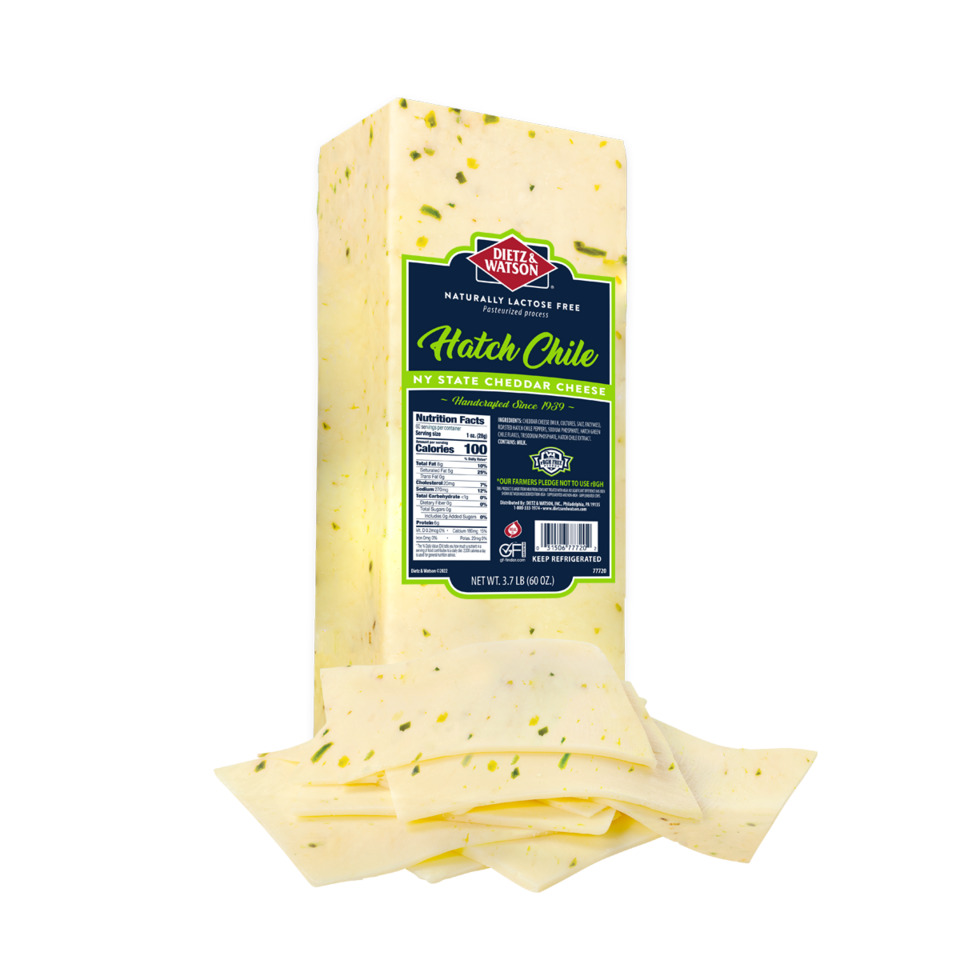 NY State Hatch Chile Cheddar Cheese 3.7 lb