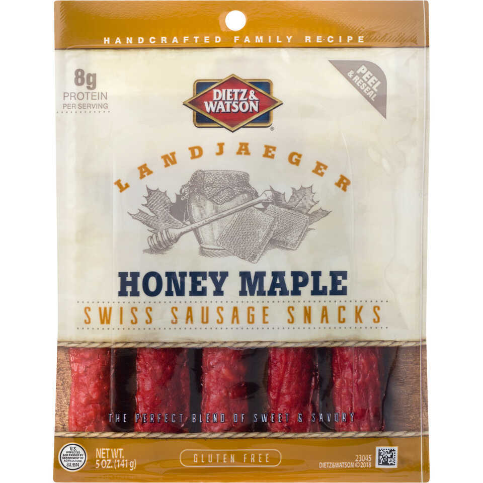 Swiss Sausage Snacks Honey Maple