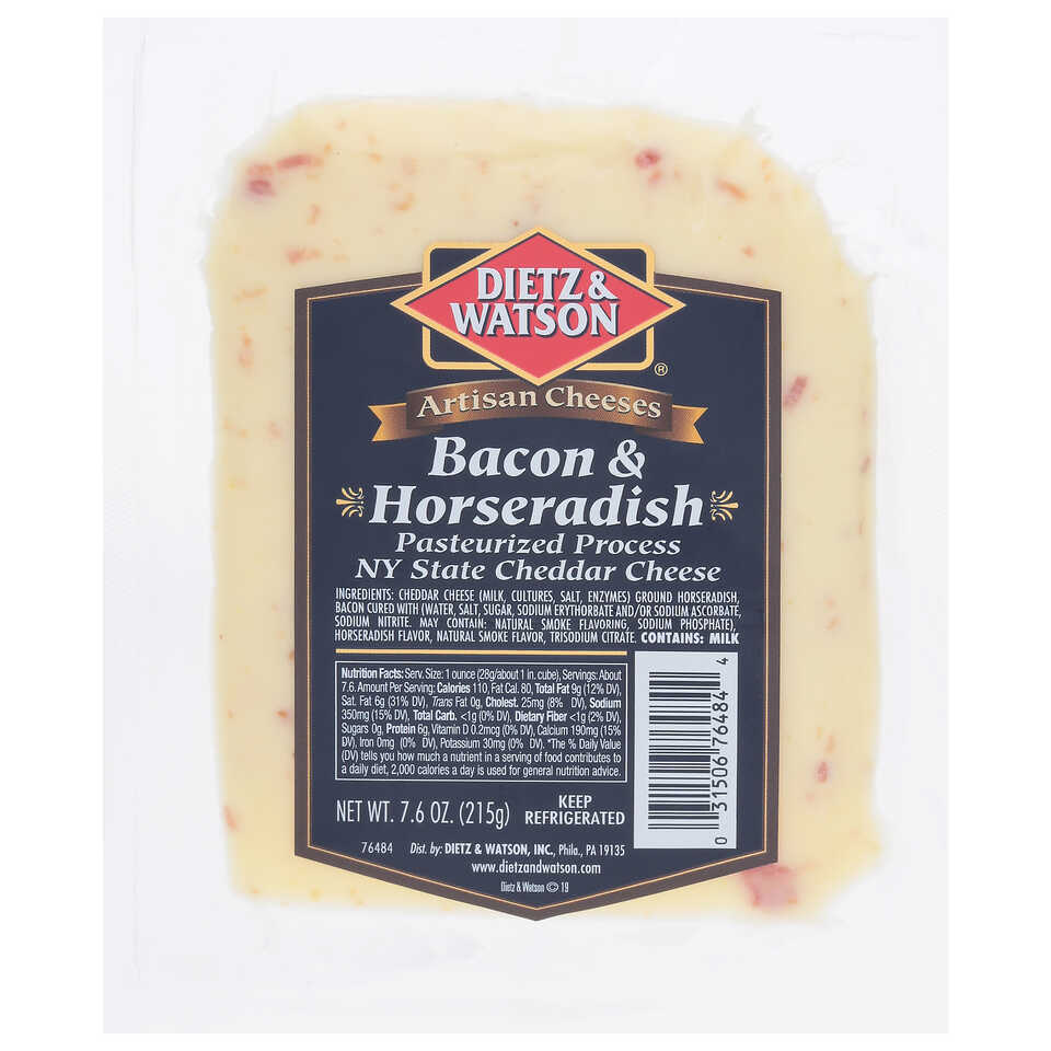 Horseradish Cheddar CheeseCheddar Cheese 7.6 oz Package