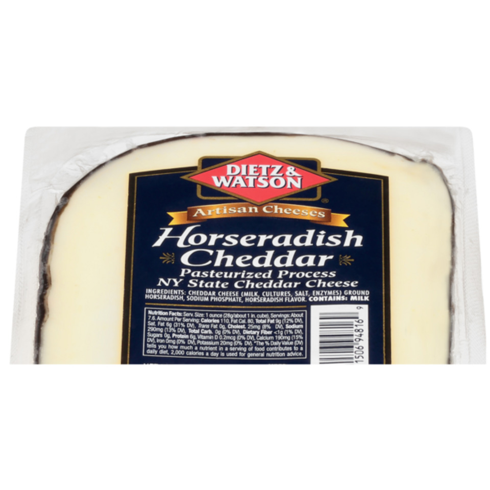 Horseradish Cheddar CheeseCheddar Cheese 7.6 oz Package