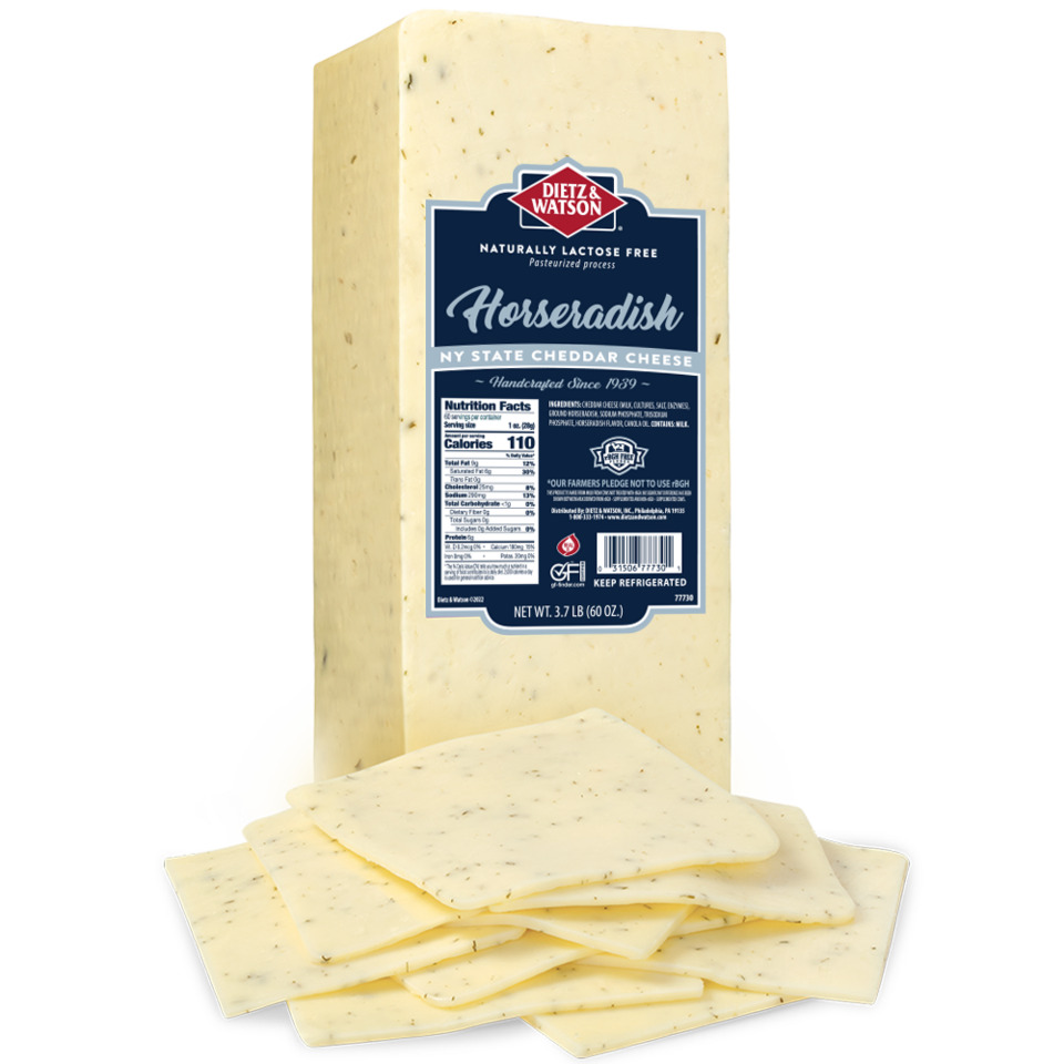 NY State Horseradish Cheddar Cheese 3.7 lb