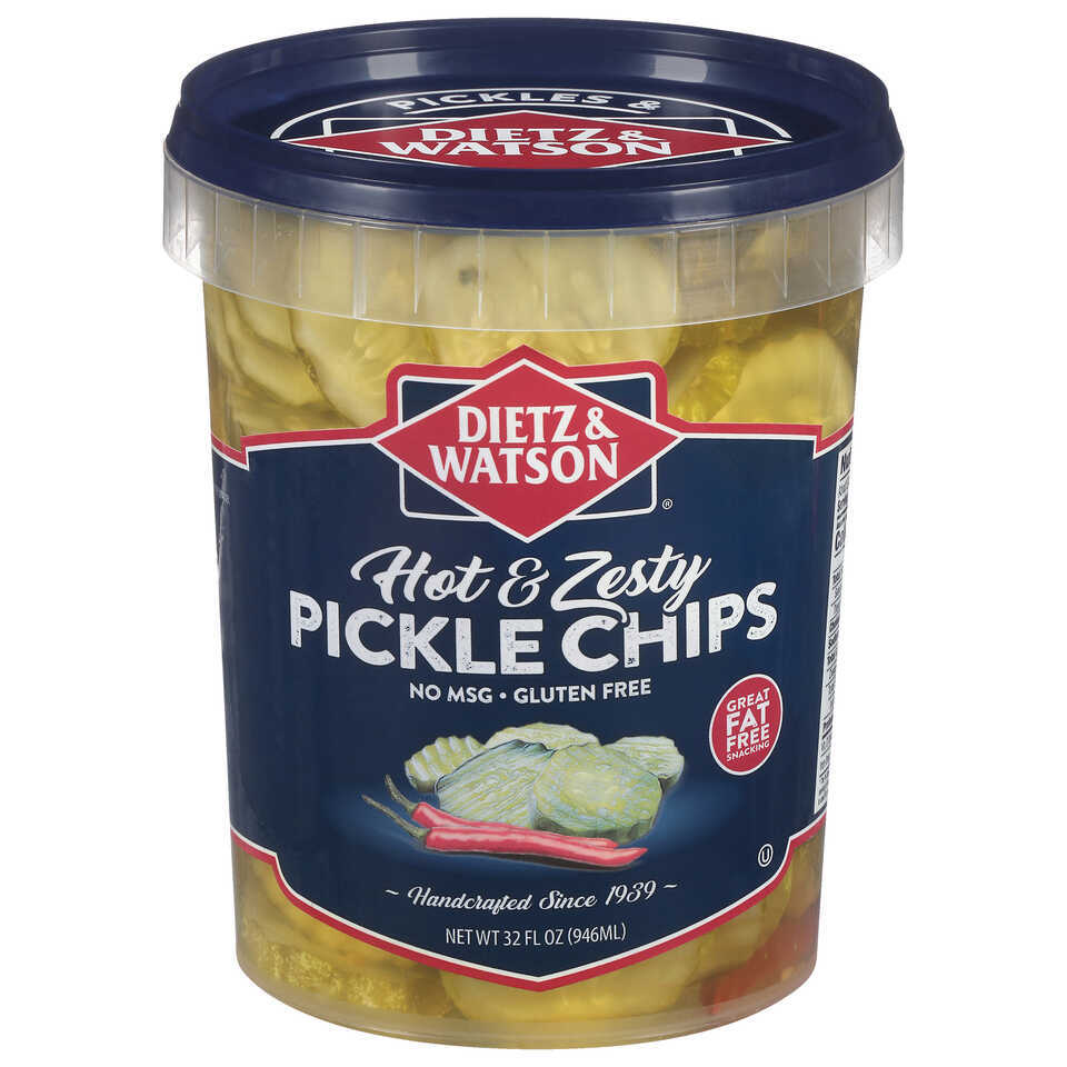 Hot and Zesty Pickle Chips
