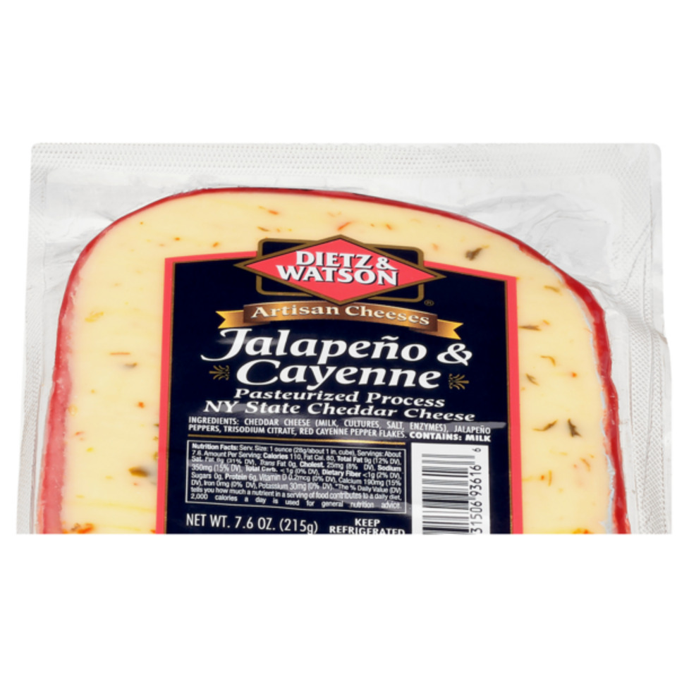 Jalapeno & Cayenne Cheese 7.6 oz Package