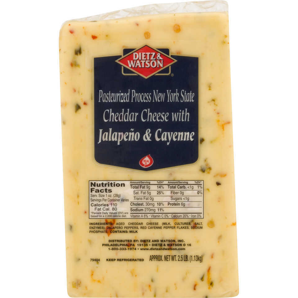 Jalapeno & Cayenne Cheddar Cheese 8 oz