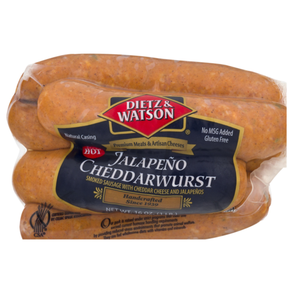 Natural Casing Jalapeno Cheddarwurst