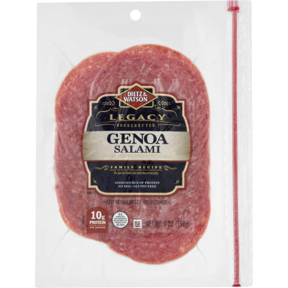 Pre-Sliced Legacy Genoa Salami