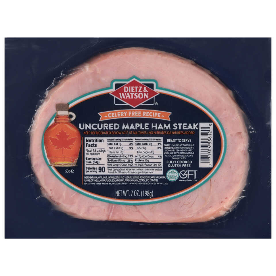 Ham Steak Maple Cured