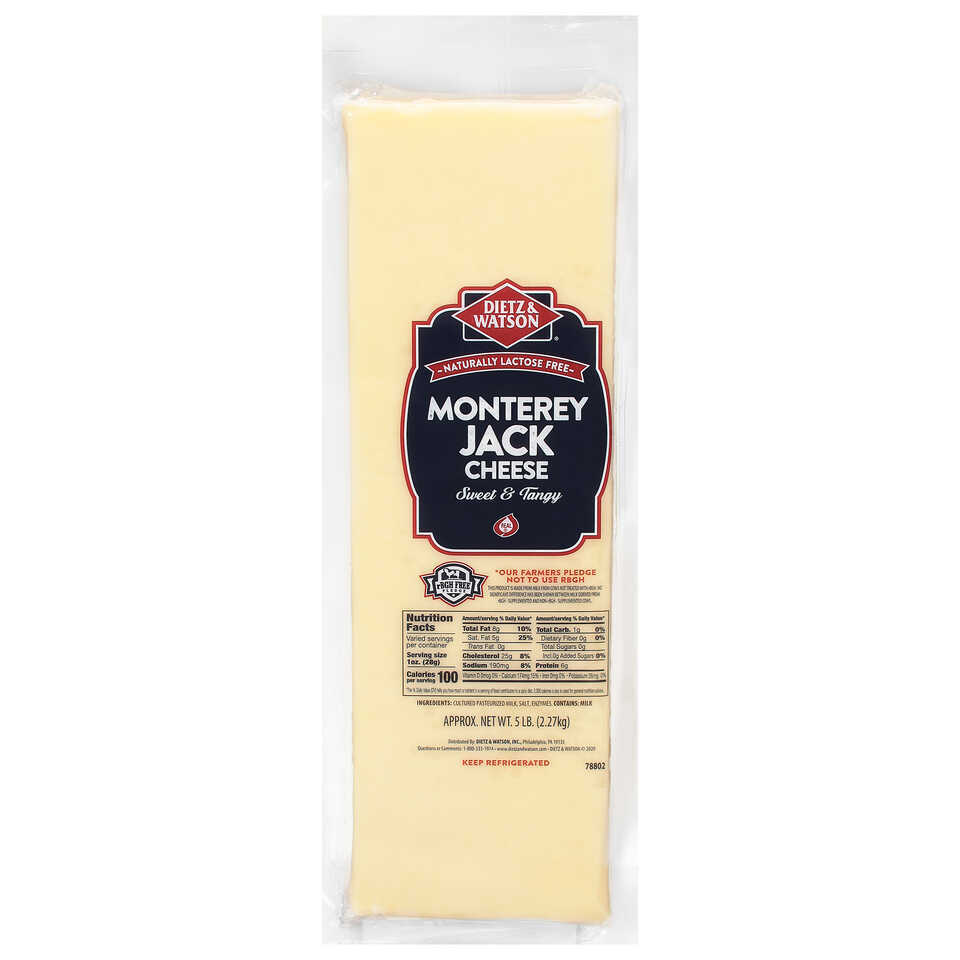 Monterey Jack Cheese 5 lb