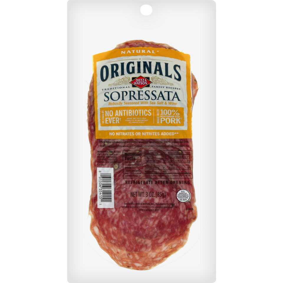 Originals Pre-Sliced Sopressata