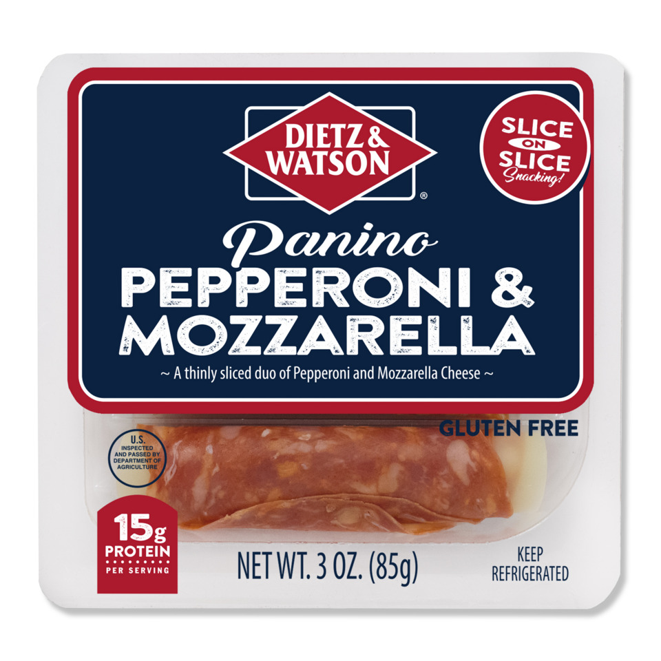 Dietz & Watson Pepperoni & Mozzarella Panino 3 oz