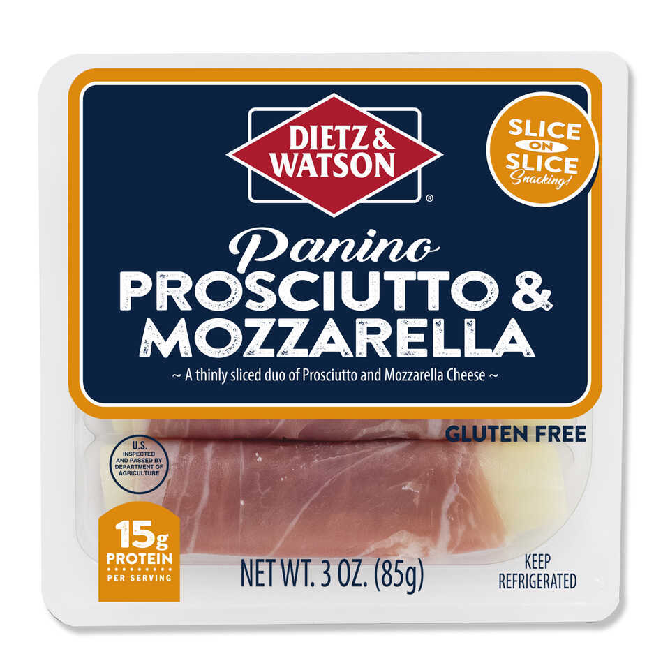 Dietz & Watson Prosciutto & Mozzarella Panino 3 oz