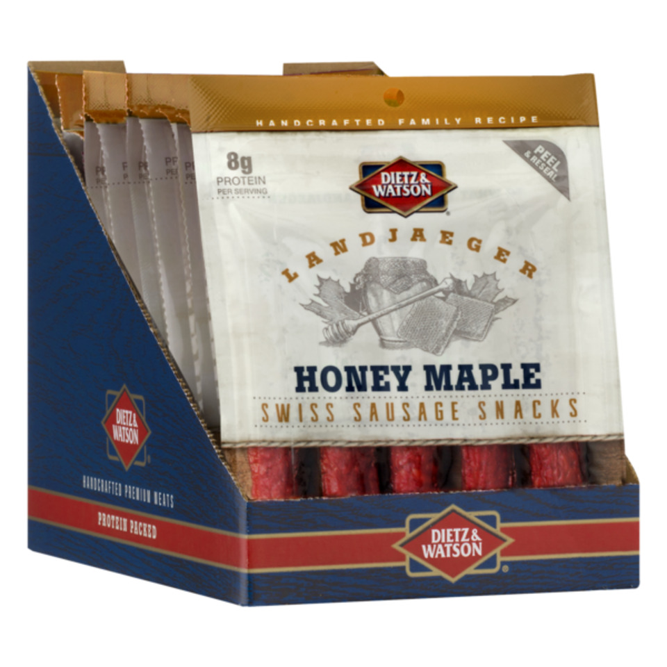 Swiss Sausage Snacks Honey Maple