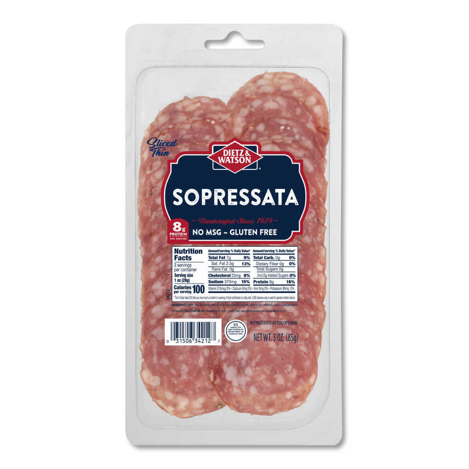 Pre-Sliced Sopressata