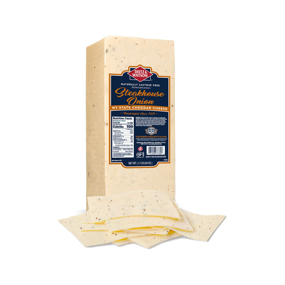 NY State Steakhouse Onion Cheddar Cheese 3.7 lb