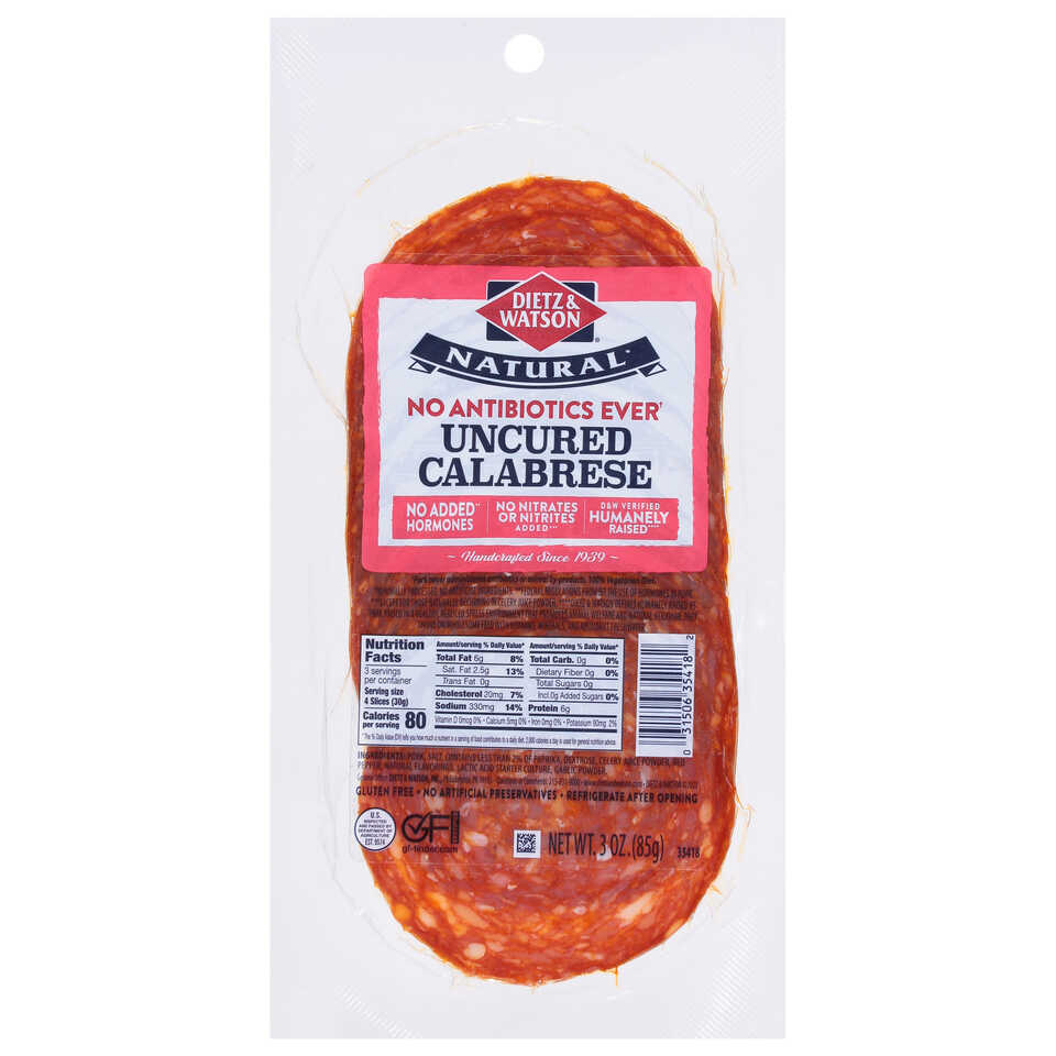 Uncured Calabrese