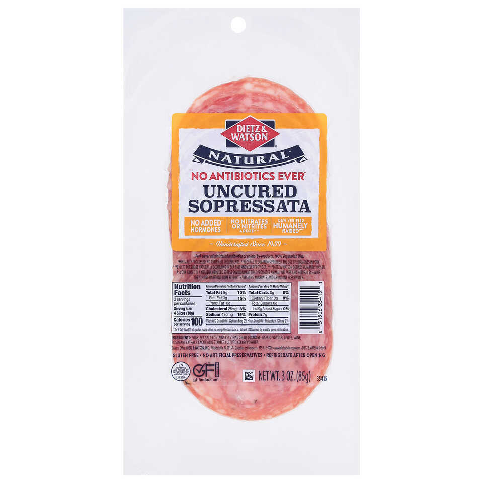 Uncured Sopressata