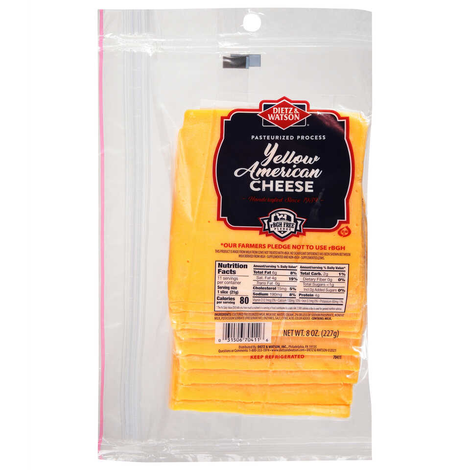 Mild and Smooth American Cheese 8 oz Bag